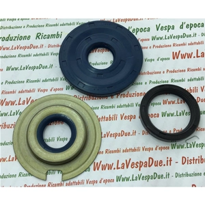 CRANKSHAFT OIL SEAL KIT FOR VESPA 125 SUPER VNC 150 SUPER VBC FIRST SERIES UP TO FRAME 70199