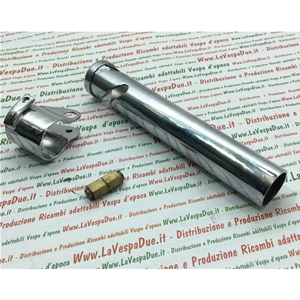 THROTTLE CONTROL TUBE KIT COMPLETE WITH SWITCH SUPPORT AND THROTTLE CONTROL SLIDING ARM FOR VESPA 125 VM1T VM2T VN1T VN2T VESPA 150 VL1T VL2T VL3T APE AB3T AB4T
