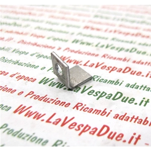 PLAQUE DE SUPPORT DE BUTÉE À RESSORT POUR PORTE-DOCUMENTS CÔTÉ GAUCHE POUR CADRE VESPA 98 125 150 DE 1946 À 1958 V1T V15T V98T V30T V33T VM1T VM2T VN1T VN2T VU1T