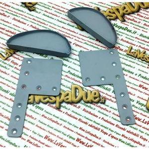 PAIR OF SIDE PROTECTIONS FOR APE 125 A A1T TO THE A15T MODEL FROM 1947 TO 1952 WOODEN BODY, HANDCRAFTED PRODUCT