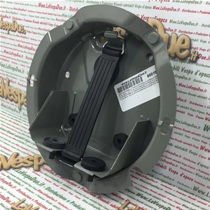 SOPORTE COMPLETO PARA RUEDA DE REPUESTO PARA VESPA 50 125 PK XL HP S FL AUTOMATICA PLURIMATIC RUSH N FL2 MODELOS CON BATERÍA RO 216316