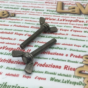 Vis à tête papillon à ailettes 6x40 mm et 6 x 40 mm, diverses applications pour Vespa Ape et Lambretta