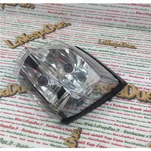 Luz de freno trasera blanca transparente para Vespa PX 80, 125, 150, 200 y PX 200 E de primera serie.