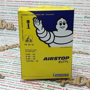 Camera d'aria MICHELIN 4.00 4.50 5.00 - 10 130/90 10 10 CG 13 per APE 501 E LAMBRETTA