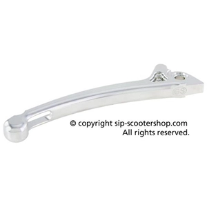 LEVIER DE POMPE DE FREIN GRAND SPORT ARGENTÉ EN ALUMINIUM CNC SIP 281028SBHT POUR VESPA 80 125 150 200 PX AVEC FREIN À DISQUE À PARTIR DE 1998