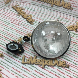 Conjunto de faro de cristal SIEM, diámetro 15 mm, para VESPA 90 SS 125 SUPER ET3 PRIMAVERA ro 091389 091390 193798 143075 144773