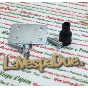 Kit de fixation complet pour support de bobine externe avec vis, écrous et presse-étoupe pour Vespa 50, 90, 125, 150, NLR, Special, ET3, Sprint, GT et GTR.