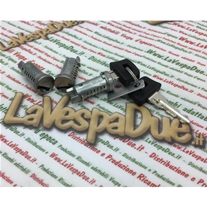 ORIGINAL PIAGGIO 3-ZYKLINDER-SCHLOSS-SET FÜR VESPA 50 125 150 200 PK XL SP ETS PX ARCOBALENO RO 1792925