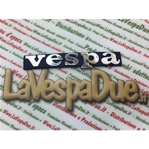 ABS-Frontplatte mit aufgedrucktem Emblem, blau, für Vespa 50 125 PK XL FL FL2 HP RUSH PLURIMATIC AUTOMATICA RO 259474