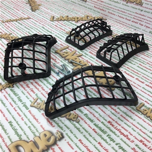 Jeu de 4 grilles noires MOPNEL, clignotants avant et arrière, pour VESPA PX PE T5 80 125 150 200