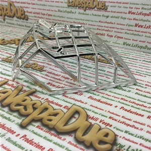 Rejilla cromada para luz de freno trasera y protector contra piedras para VESPA 80 125 150 200 PX PE Primera Serie Tipo Antiguo