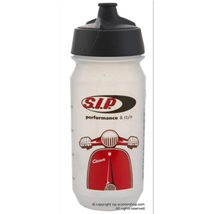 Flacon de 500 ml, SIP 12171000. Gobelet doseur à pression pour mélanges d'huile avec couvercle à visser, pour mélanges à 2 %, 3 % et 4 % pour VESPA, APE, LAMBRETTA.
