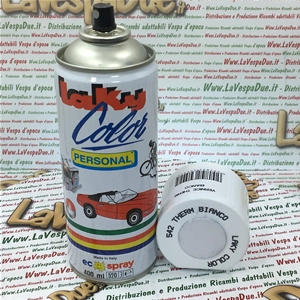 Peinture thermique blanche en aérosol pour hautes températures, idéale pour les silencieux et les cylindres. Aérosol de 400 ml avec valve autonettoyante.