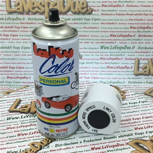 Pintura en aerosol térmica negra para altas temperaturas, como silenciadores y cilindros, lata de 400 ml con válvula autolimpiante.