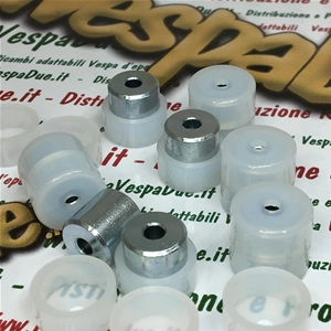 Kupplungshalbscheiben-Rollensatz Halbschalen für Piaggio SI FL2 MIX CIAO TRE MIX TEEN EURO 1 BRAVO ERRE2 SUPER BRAVO BOSS GRILLO für Modelle mit Variomatik ro 104559 104560 Rollen