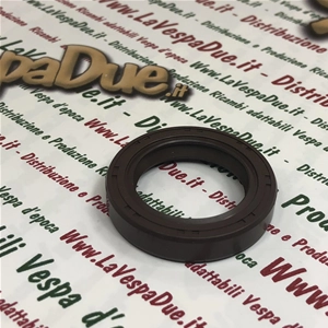 Joint d'huile CORTECO Viton marron 24 x 35 x 7 à double lèvre pour vilebrequin côté volant moteur pour VESPA PK 125 S ETS N XL XL 125 150 180 200 GTR TS SPRINT VELOCE SUPER RALLY PX PE COSA GILERA 125 150 180 AC LC