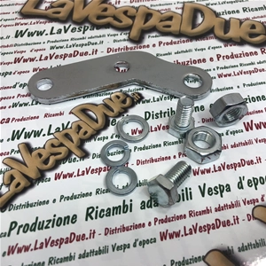 Chrome bracket plate right left for mirror or windshield support for VESPA 50 125 150 200 NLR SPECIAL PK PX PE T5