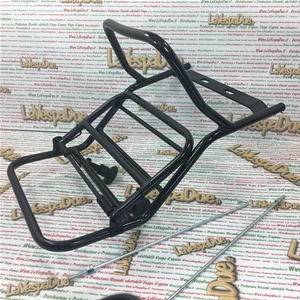 Rear pannier rack painted black for VESPA 125 150 180 200 gs VBA VBB VNB TS GS SS SPRINT 180 RALLY GT GTR SUPER GL