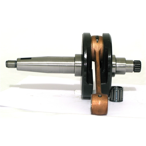 Komplette Kurbelwelle für LAMBRETTA DL 200 LAMBRO 200 Pleuelstange 107 mm Innenhub 58 aus dem Vollen gefräst 19612150