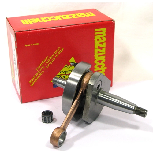 Vilebrequin MAZZUCCHELLI pour VESPA 125 ET3 PRIMAVERA 125 NEUF Course 51 mm Cône 19 mm Distance bielle 97 mm ro 1232946