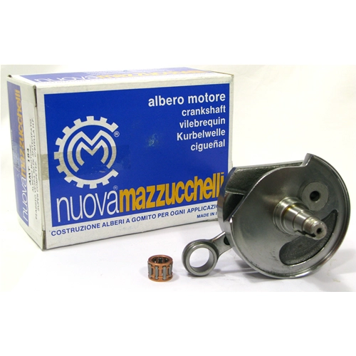 MAZZUCCHELLI RACE AMT 184 cigüeñal avanzado VESPA 50 PK NLR super Competizione Carrera 43 mm Cono 19 mm Biela HF 87 mm Distancia entre ejes