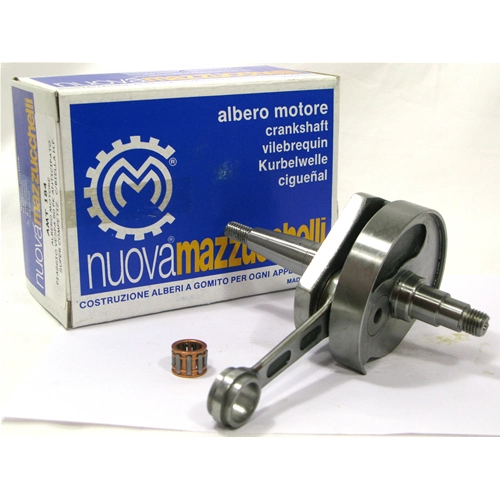 MAZZUCCHELLI RACE AMT 184 cigüeñal avanzado VESPA 50 PK NLR super Competizione Carrera 43 mm Cono 19 mm Biela HF 87 mm Distancia entre ejes