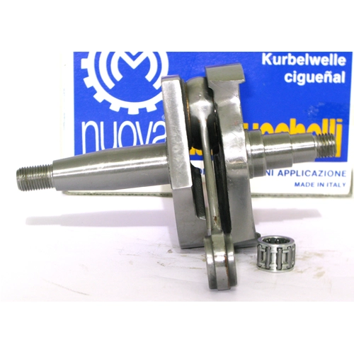 Cigüeñal MAZZUCCHELLI AMT 030 para PK 50 XL HP RUSH FL2 APE TM 50 APE 50 TL6 Super Competizione. Carrera 43 mm. Cono 20 mm. Distancia entre centros de biela 87 mm.
