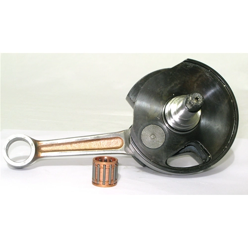 Cigüeñal MAZZUCCHELLI AMT 166M avanzado para VESPA PE PX ARCOBALENO 200 RALLY. Carrera larga de 60 mm. Rodamiento 25. Biela interna de 110 mm.
