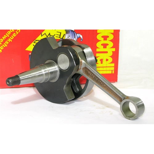 Albero Motore MAZZUCCHELLI AMT 166 anticipato VESPA PE PX ARCOBALENO 200 RALLY Corsa 57 mm Cuscinetto 25 Biella int 110 mm