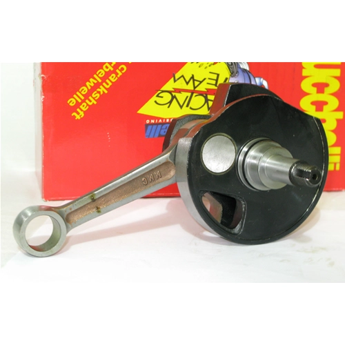 Albero Motore MAZZUCCHELLI AMT 166 anticipato VESPA PE PX ARCOBALENO 200 RALLY Corsa 57 mm Cuscinetto 25 Biella int 110 mm