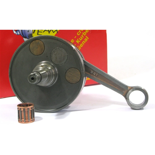 Albero motore MAZZUCCHELLI AMT 166VT spalla piena VESPA PE PX ARCOBALENO 200 RALLY Corsa 57 mm Cuscinetto 25 Biella int 110 mm
