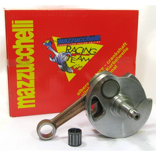 MAZZUCCHELLI AMT 154 Cigüeñal para VESPA PX PE SPRINT TS 125 150 Carrera 57 mm Rodamiento 25 Biela int 105 mm ro 133154 131121 1331545