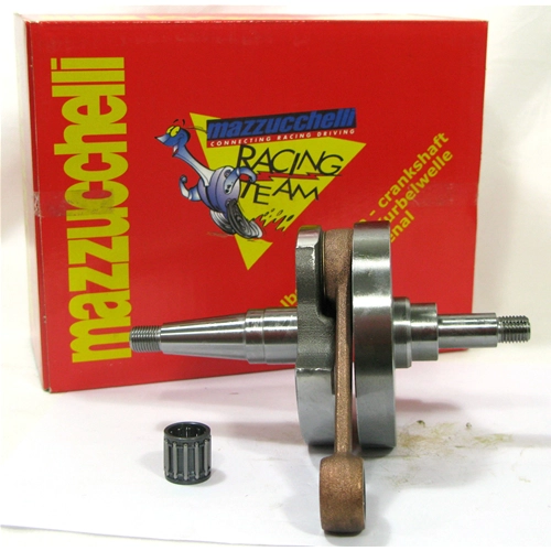 MAZZUCCHELLI AMT 154 Cigüeñal para VESPA PX PE SPRINT TS 125 150 Carrera 57 mm Rodamiento 25 Biela int 105 mm ro 133154 131121 1331545