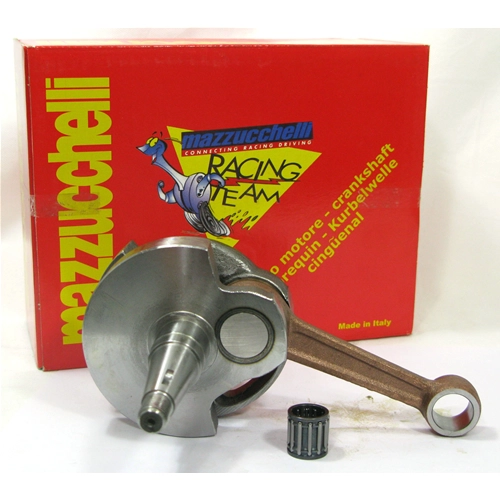 MAZZUCCHELLI AMT 154 Cigüeñal para VESPA PX PE SPRINT TS 125 150 Carrera 57 mm Rodamiento 25 Biela int 105 mm ro 133154 131121 1331545