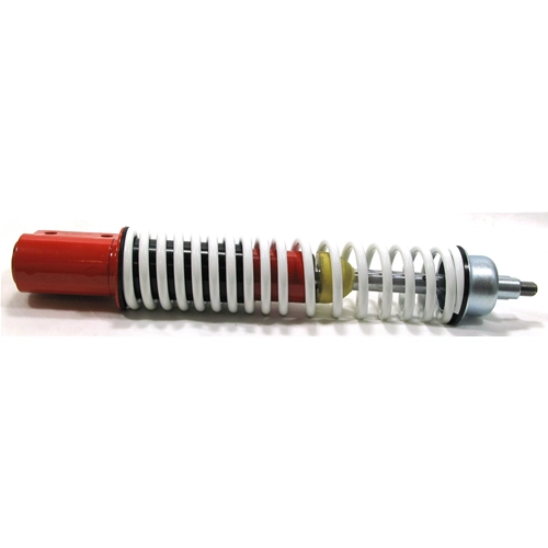 Roter Sportstoßdämpfer, weiße Feder vorne für VESPA PX 125 150 200