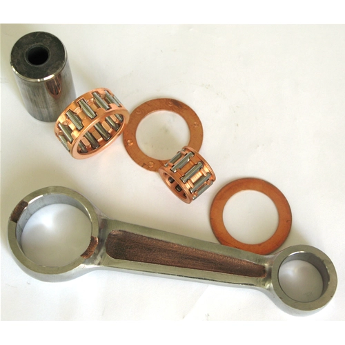 Biela completa con jaula de rodillos para cigüeñal de Piaggio APE 50