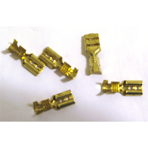 Lot de 10 cosses femelles Faston 4,8 mm pour VESPA APE, LAMBRETTA, CIAO SI BRAVO, BOXER, prises de contact pour connecteurs, prises et interrupteurs électriques