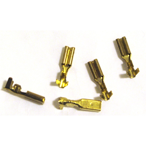 Lot de 10 cosses femelles Faston mini micro pour Vespa Ape, Lambretta, Ciao Si Bravo, Boxer, prises de contact pour connecteurs, prises et interrupteurs de systèmes électriques