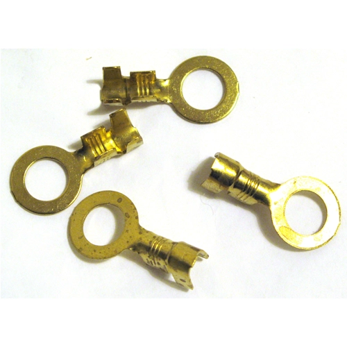 10 Stück Faston-Ösenkabelschuhe, Innendurchmesser 8 mm, für VESPA APE LAMBRETTA CIAO SI BRAVO BOXER Batteriekontaktbuchse für Stecker, Schalter und elektrische Systeme