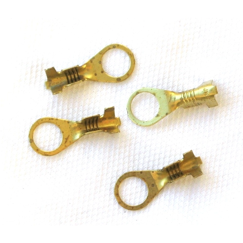 10 cosses DOUCELLIER Faston avec œillet Ø intérieur 6 mm pour prises de contact de systèmes électriques VESPA APE LAMBRETTA CIAO SI BRAVO BOXER
