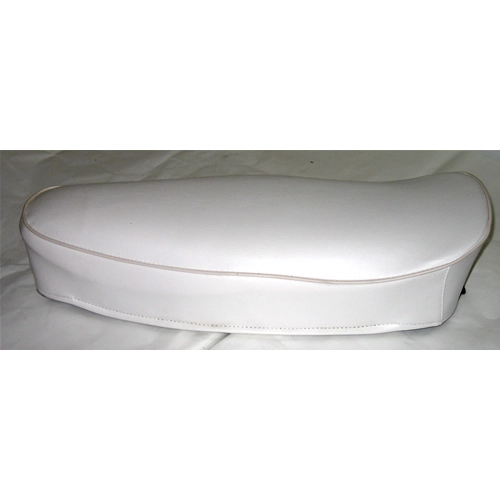 Asiento blanco con borde blanco para VESPA 50 SPECIAL RLN sin cerradura