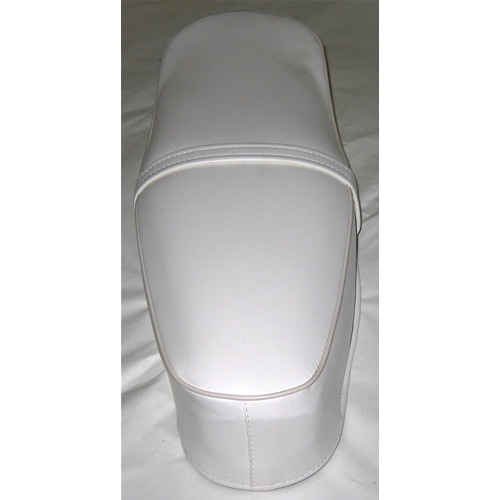 Sillín blanco con borde blanco para VESPA TS SPRINT SUPER 125 150 180