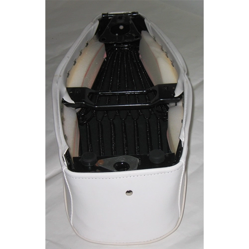 Sillín blanco con borde blanco para VESPA TS SPRINT SUPER 125 150 180