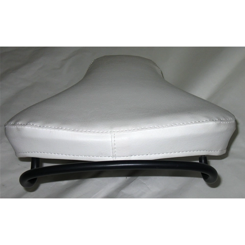 Asiento delantero triangular corto blanco para VESPA 50 125 NLR SPECIAL PRIMAVERA ET3
