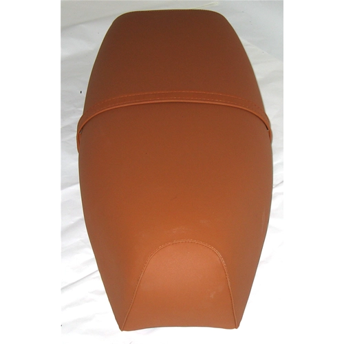 Sillín largo de cuero marrón para VESPA PX 150, último modelo desde 2001, 125 150 200