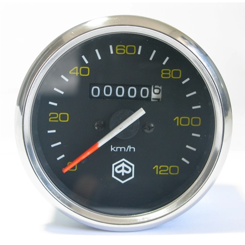 Chrom-Tachometer für Vespa PX First Series PE PS