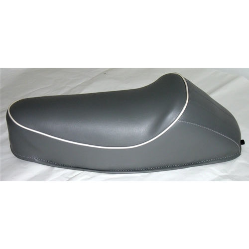 Asiento con joroba gris y borde blanco para VESPA 50 90 NLR SPECIAL