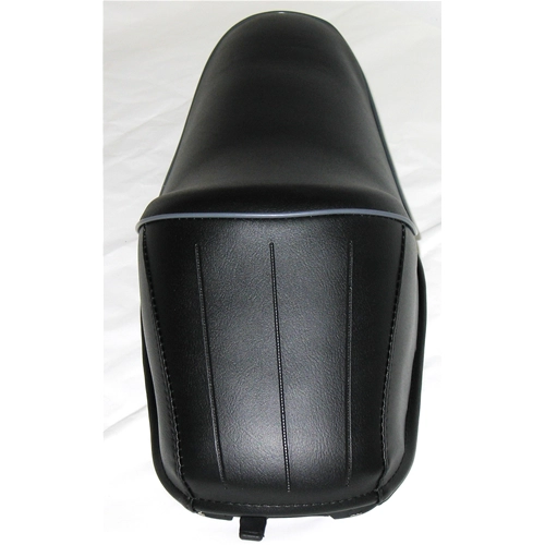 Sillín con joroba negra y borde gris para VESPA 50 125 ET3 NLR SPECIAL