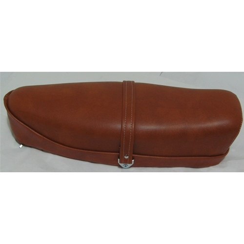 Asiento de cuero marrón para VESPA 50 125 ET3 NLR con cerradura