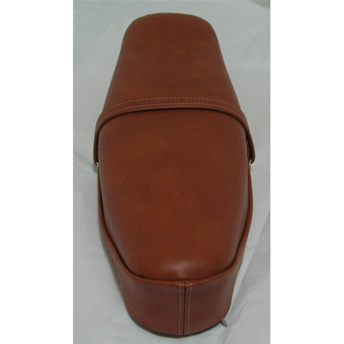 Asiento de cuero marrón para VESPA 50 125 ET3 NLR con cerradura